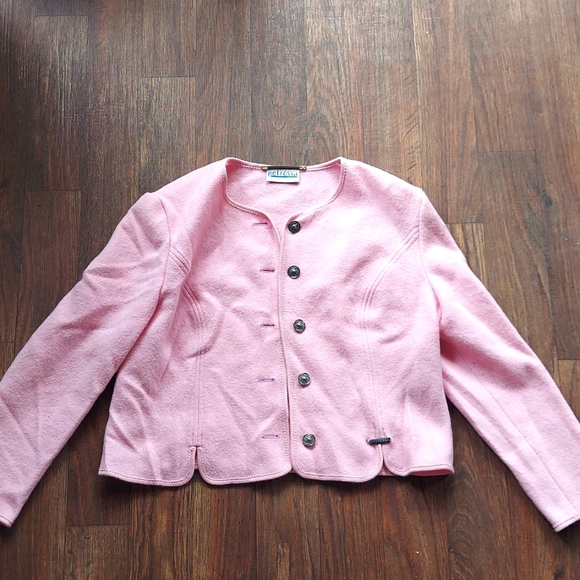 Wool jacket L/XL Petressa Germany like new - Picture 1 of 6